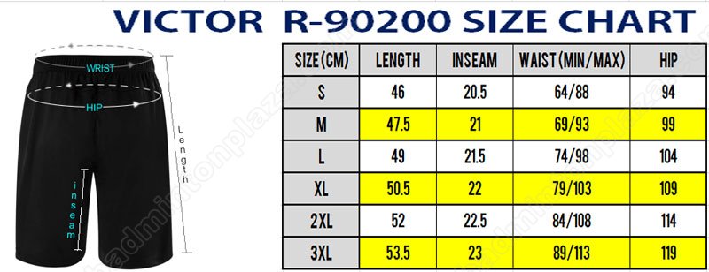 R-90200 SIZE CHART