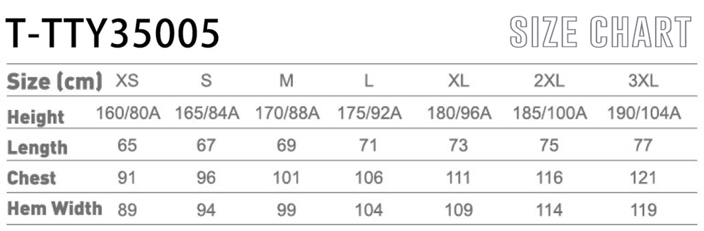 Victor-Size-Chart