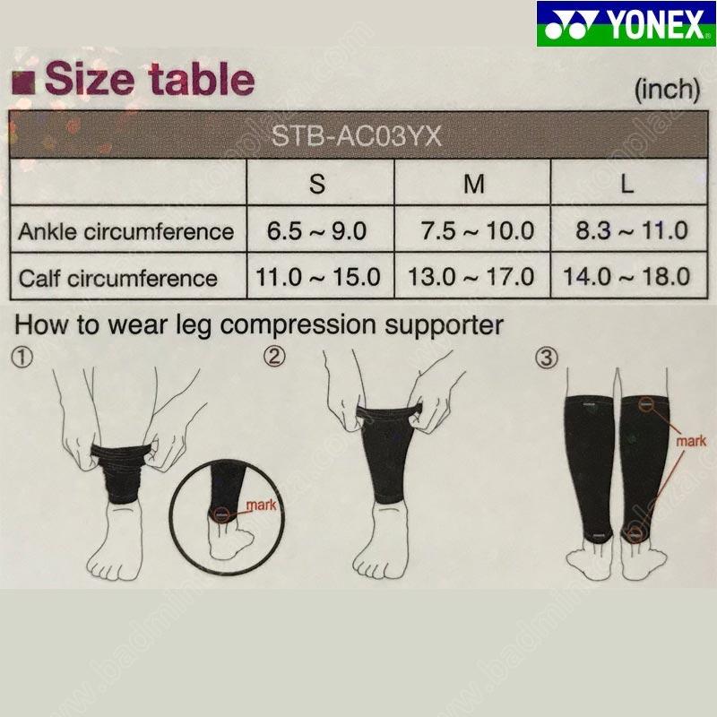 YONEX Muscle Power Supporter MPS-80SKEX Knee Supporter Protection MPS80SKEX 